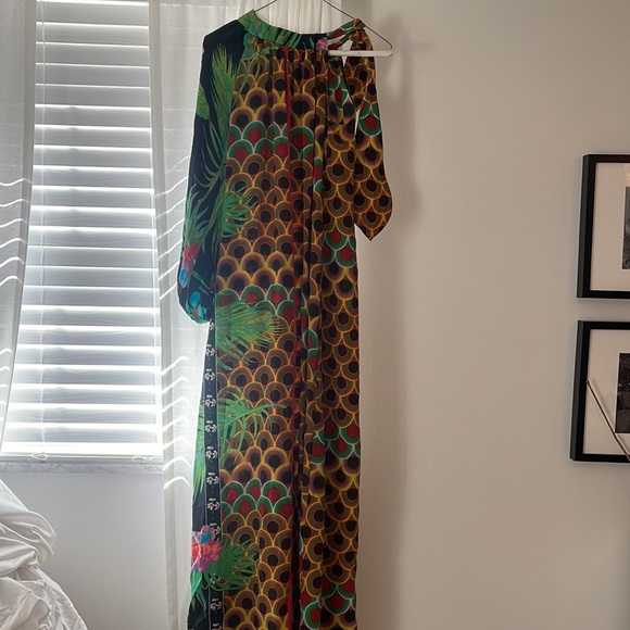 Cynthia Rowley Kipling Silk Maxi Dress - Picture 3 of 5